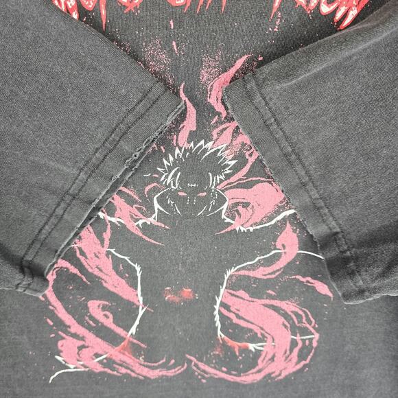 Naruto Pain Distressed Shirt Mens Large Black This World Shall Know Anime Manga - Picture 4 of 11